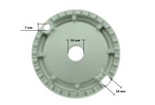 Рассекатель (смеситель) большой конфорки 93мм плиты Gefest