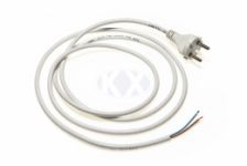 Шнур сетевой ПВС 2*0,75 2.5 м стиральной машины, холодильника универсальный